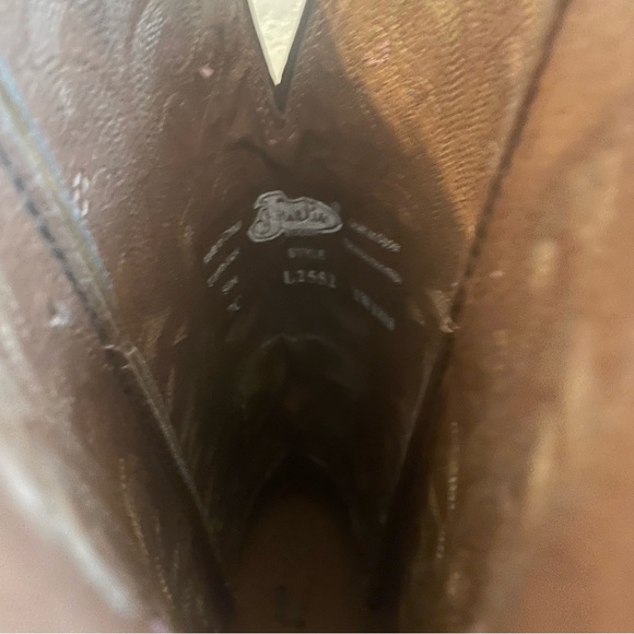 JUSTIN WOMEN'S 12" SQUARE TOE STAMPEDE WESTERN BOOTS - Picture 8 of 10